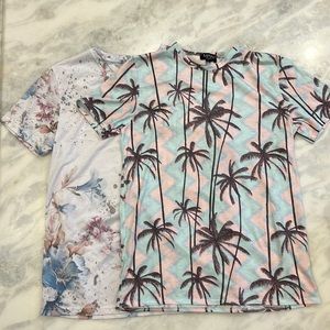 Pair of Printed Men’s, Boo-hoo, T-shirt, Size L